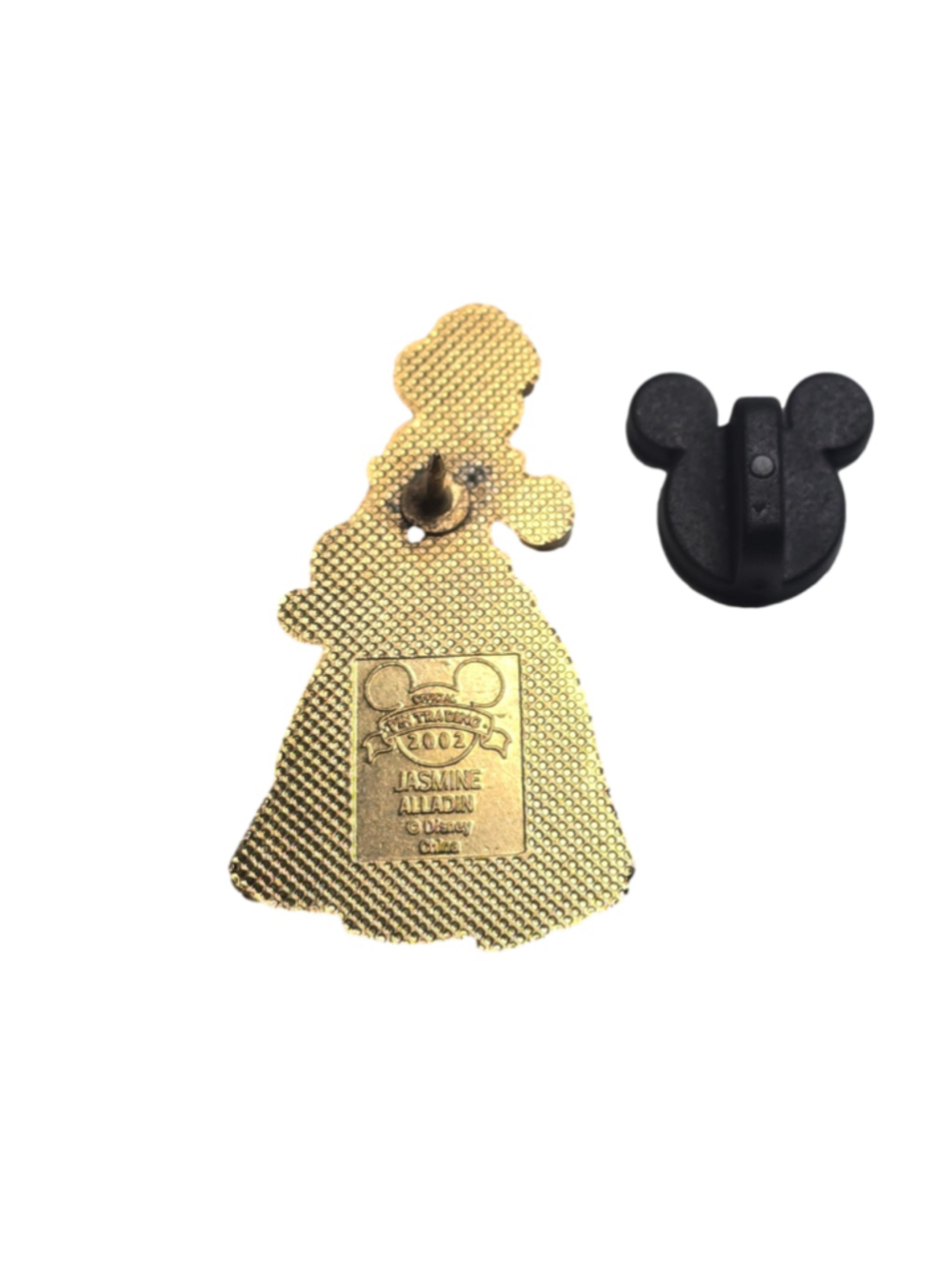 Disney Trading Pin Jasmine Aladdin Glitter Sparkle Princess Gown 2002 Vintage - Picture 2 of 2